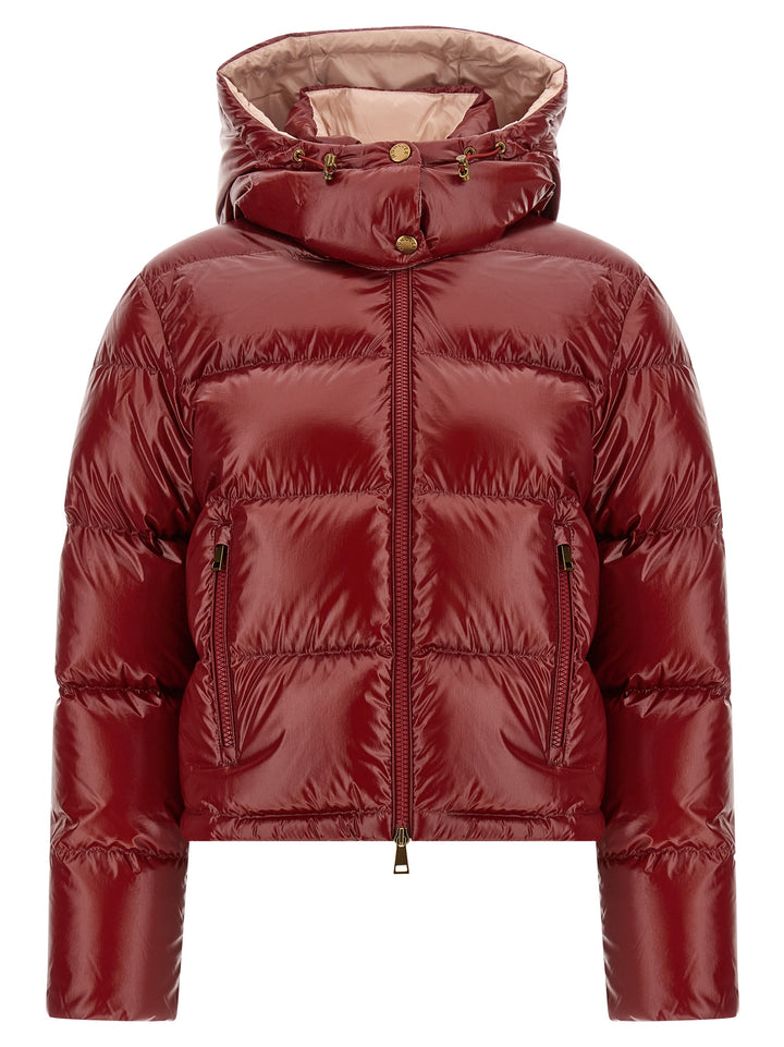 Moncler Nievole Puffer Jackets - Rosso | 33406d180484f13a257a04905befe0f6afa172b2