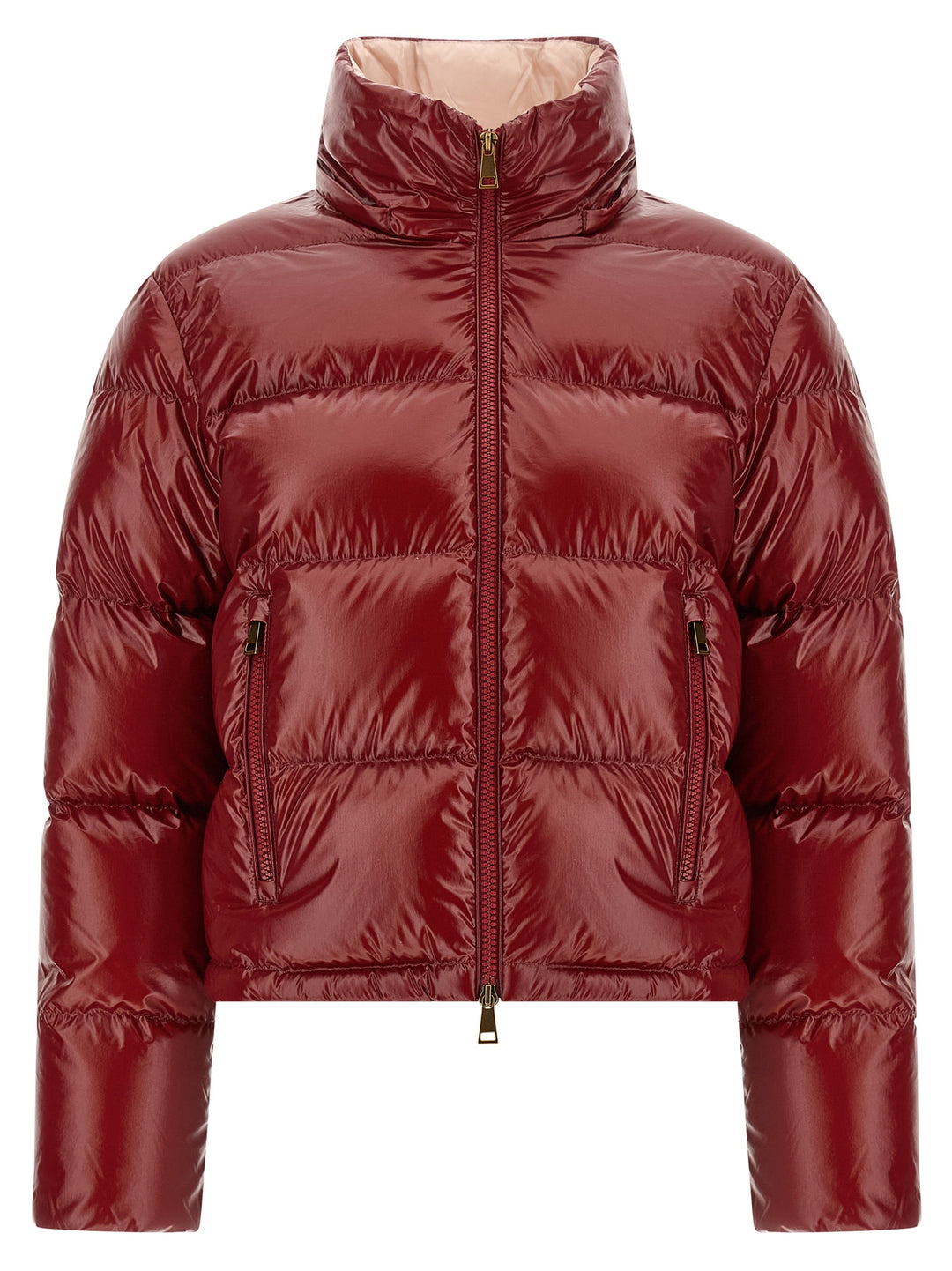 Moncler Nievole Puffer Jackets - Rosso | 50711484e661bb310ca0bf7734bffe39d0c71596