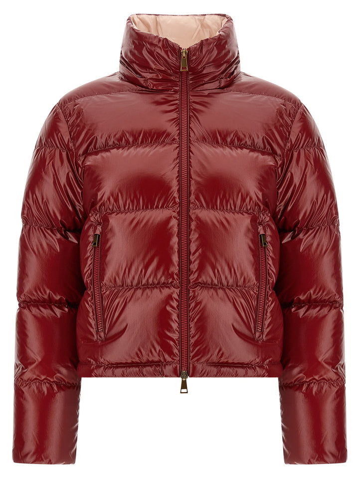 Moncler Nievole Puffer Jackets - Rosso | 50711484e661bb310ca0bf7734bffe39d0c71596