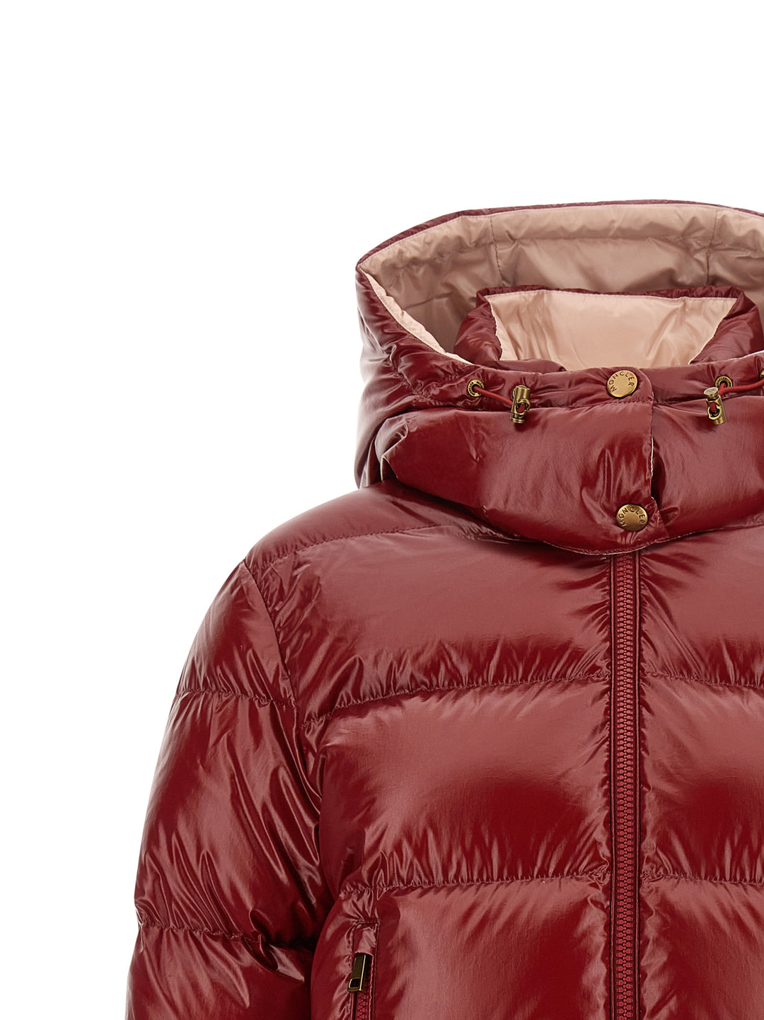 Moncler Nievole Puffer Jackets - Rosso | 3c22186cf088e0a14da451dbaf819d1c759ead65