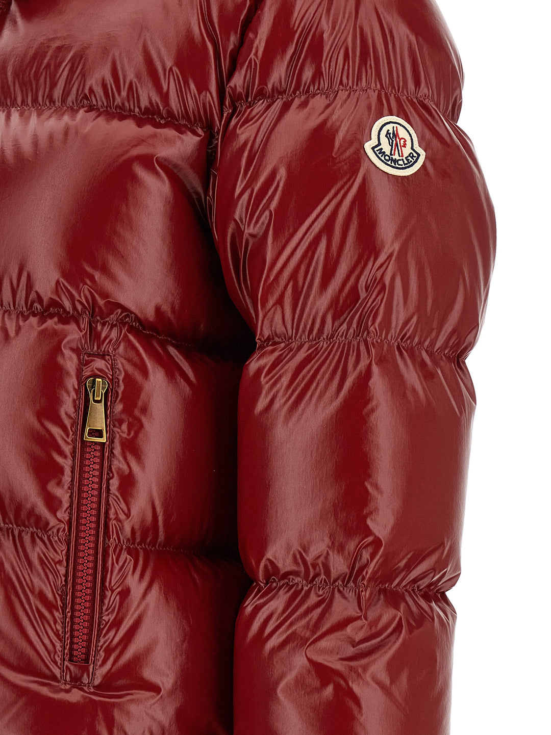 Moncler Nievole Puffer Jackets - Rosso | 1e4706b736613143adfa2640b65d5070f2316562