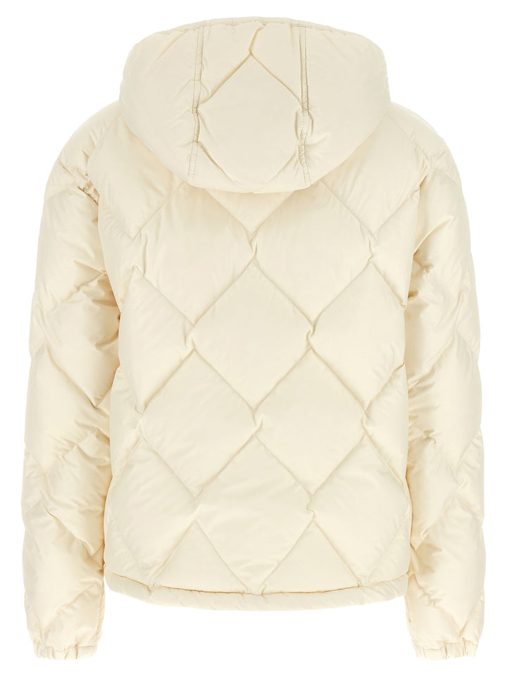 Moncler Arvouinne Puffer Jackets - Bianco | 839ce3264a0dd293b2d3fb083e0e1a0f9c621325