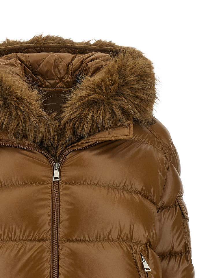 Moncler Hypolais Puffer Jackets - Marrone | 5291e133aaa90ecb8caa1693c376a23b2b8bc9d3