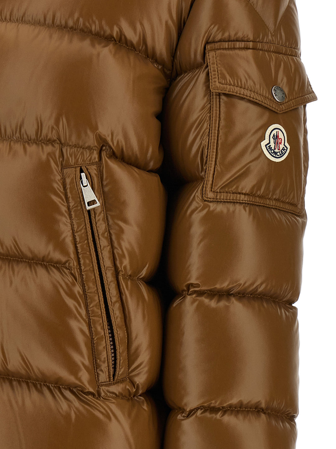 Moncler Hypolais Puffer Jackets - Marrone | c60f221d4eecd47537477a743a2c3bbd4ad9226d