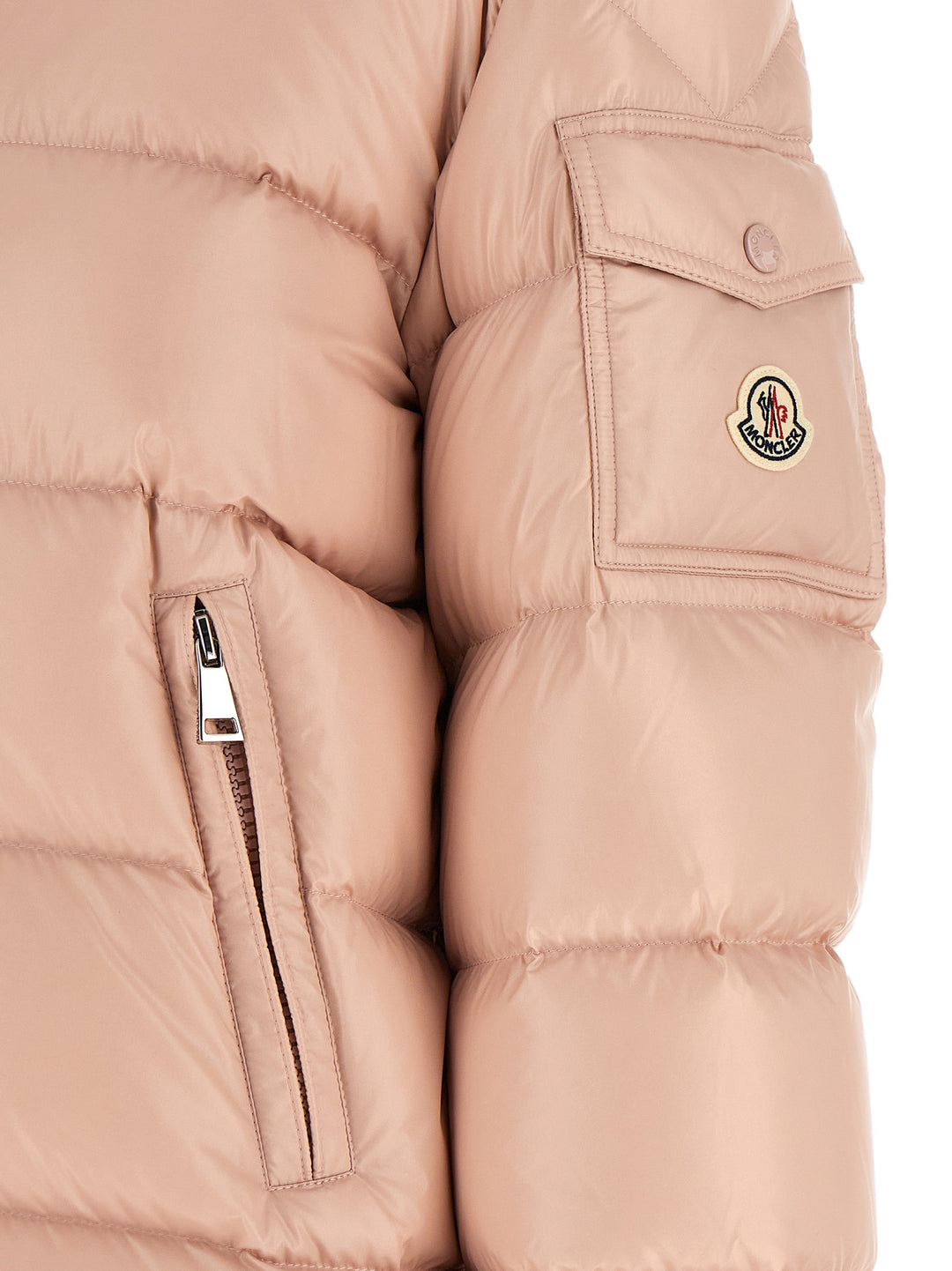 Moncler Maire Puffer Jackets - Rosa | 159448f055f0de74feda0a6b9fedb9ce24da13a4
