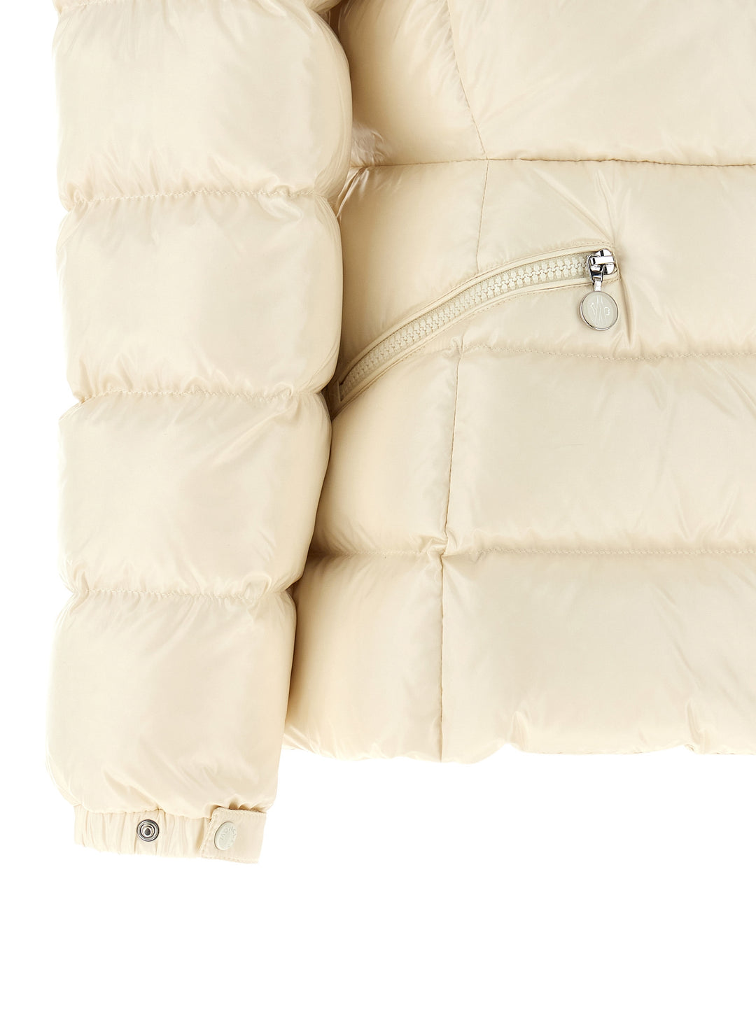 Moncler Barante Puffer Jackets - Bianco | 4071513f67efe9d17a47981506f62818ace0902b