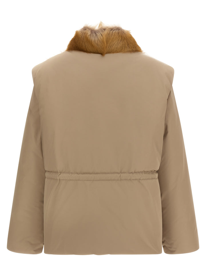 Moncler Blaireau Pellicce - Beige | cb299131cd3705eba2b4a200be7602dd0d70eeaa