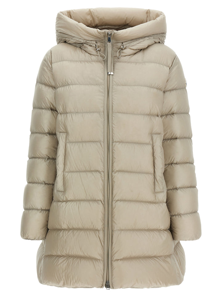 Moncler Suyenne Puffer Jackets - Beige | d57a9a610b61953e8ccf7bf04e2a08977a362711