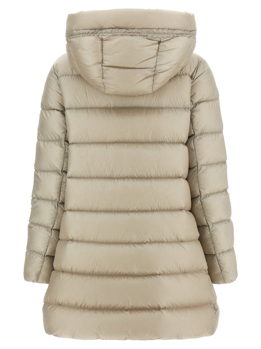 Moncler Suyenne Puffer Jackets - Beige | e254dee8194a020ac9d4b3e5b6e49fc1d4212a88