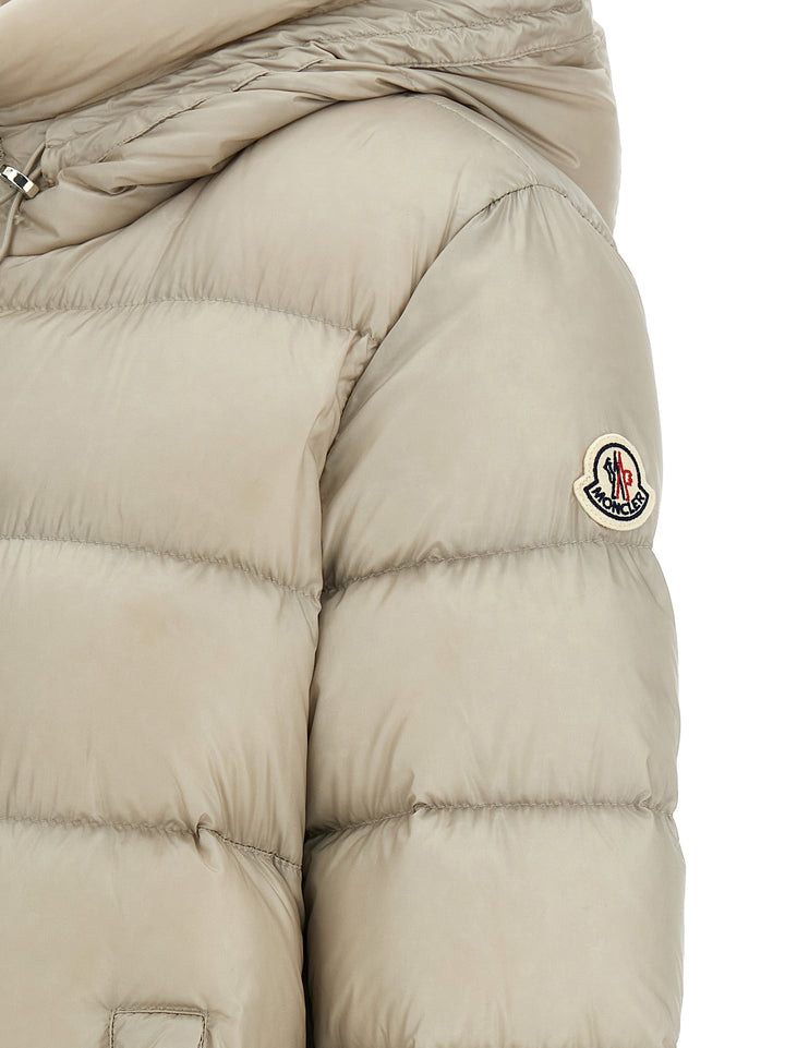 Moncler Suyenne Puffer Jackets - Beige | e4433dafc9bb9bfee80202614d8c6fe85c03d2c2