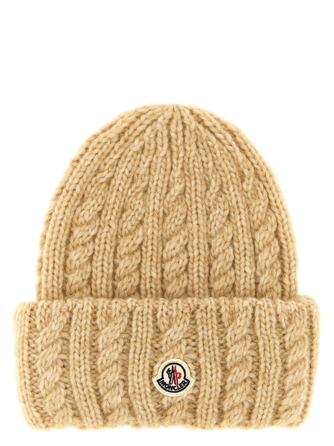 Moncler Braided Beanie Cappelli - Beige | 093e4627265fa6eef8f0dfd6c8ab2274a1bfb17c