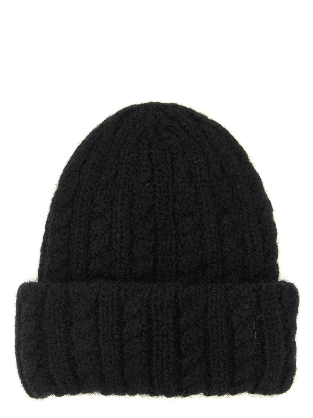 Moncler Braided Beanie Cappelli - Nero | 96c6566ad7b3d5255f0e952b0cf75a3734dacf16