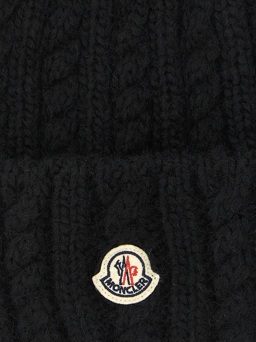 Moncler Braided Beanie Cappelli - Nero | 3b8d87214fbafa0cec09f6d668a031ad267c6fa1
