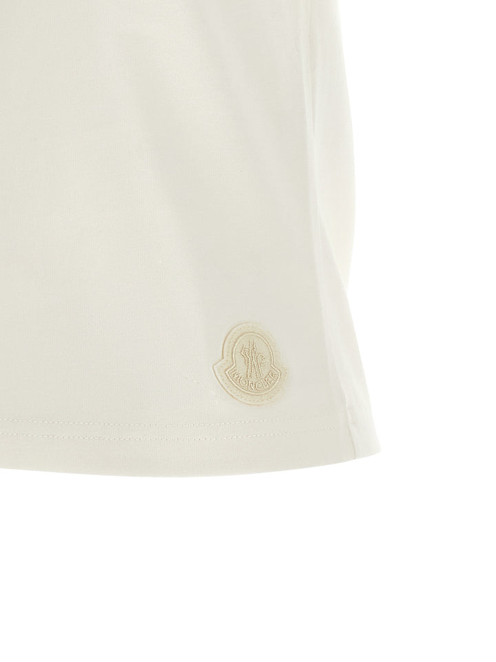 Moncler Graphic Print T shirt - Bianco | 6d2d9fa6cd035717e148859b9b4320c72dd19f7e