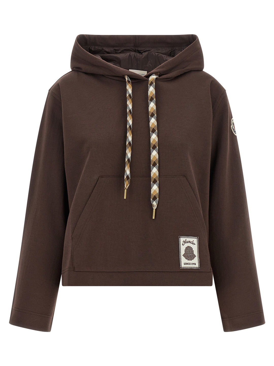Moncler Maxi Drawstring Hoodie Felpe - Marrone | f99c6cdf96ea91dbe22dfd539800ef4996a86dd7