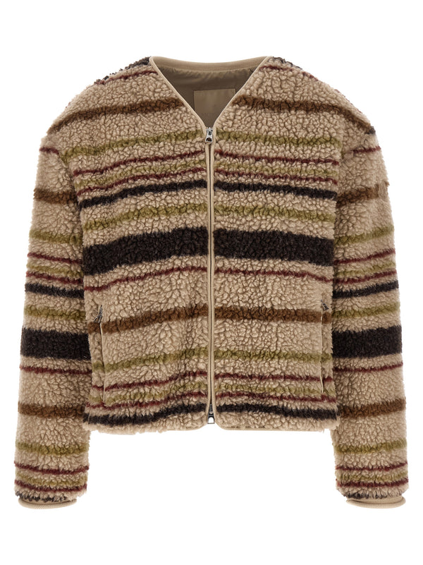 Teddy Effect Cardigan Maglioni Marrone