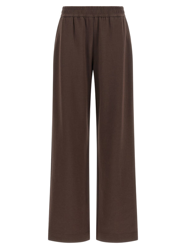 Double Knit Joggers Pantaloni Marrone