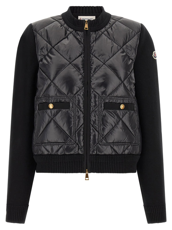 Padded Cardigan Maglioni Nero