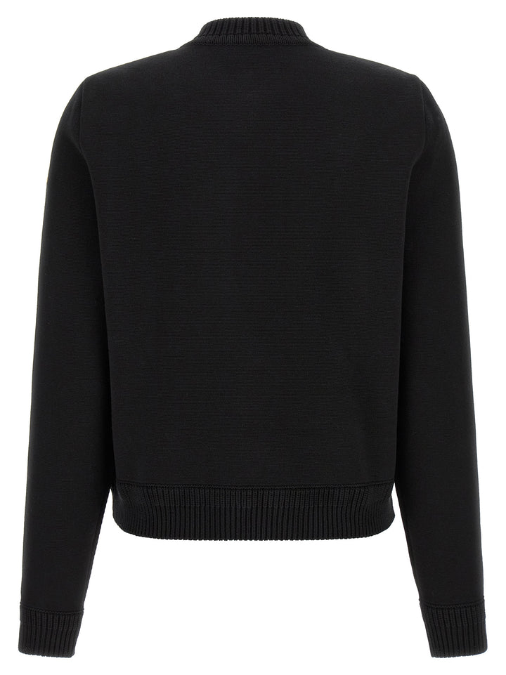 Moncler Padded Cardigan Maglioni - Nero | b5c3c3b38b1f048bd10f6abc1294eddcb87c071b