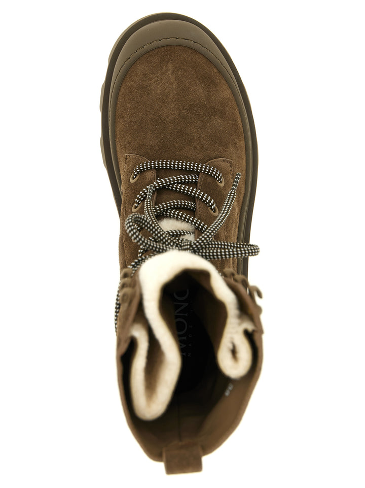 Moncler Vera High Stivali e Stivaletti - Marrone | d27c5de12bf047cc80a7cc978ce9b0916ec98c8f