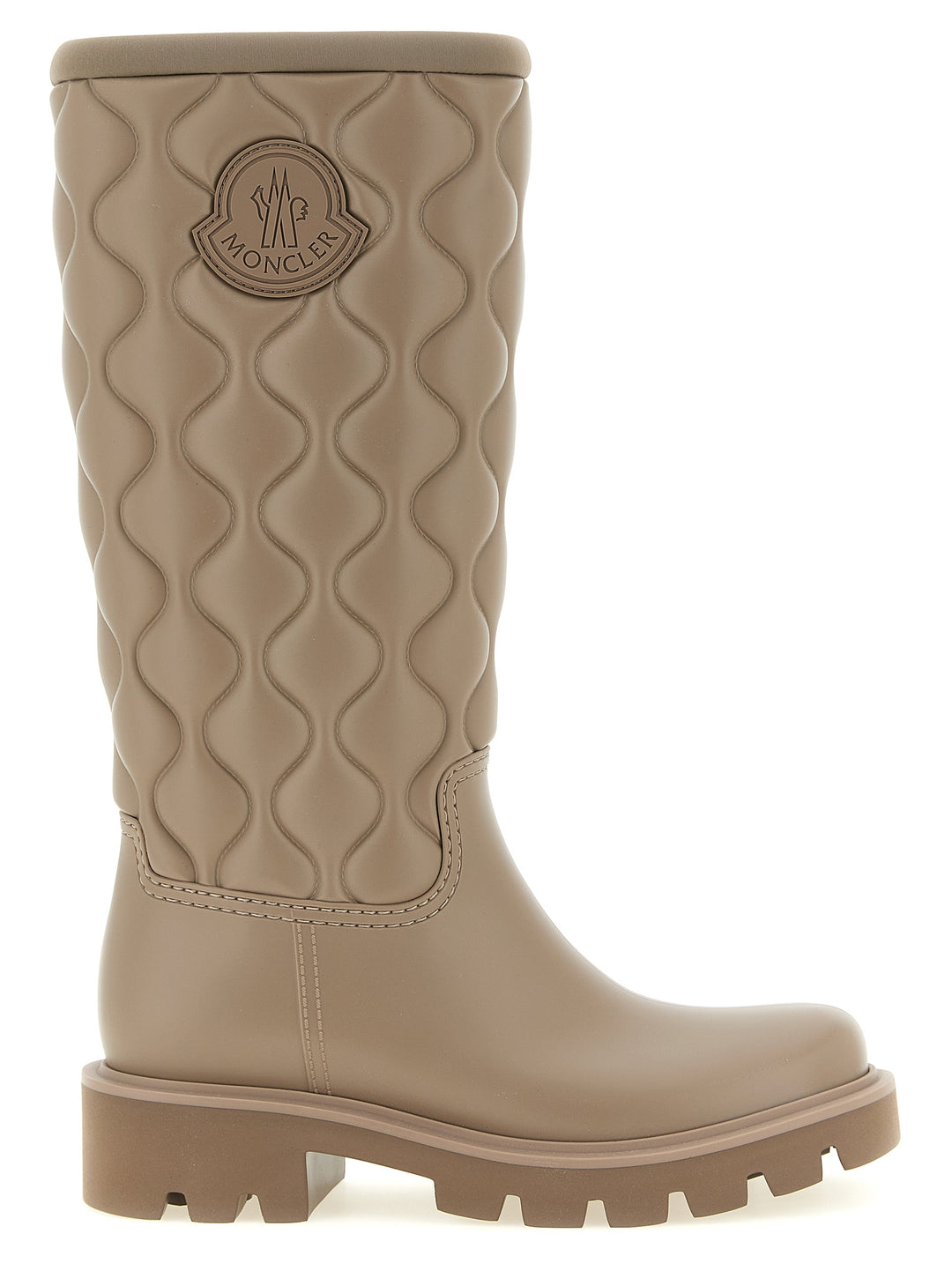 Moncler Kickstream High Stivali e Stivaletti - Beige | 45d86967c0c79a43df938f6c889308261c0ae2af