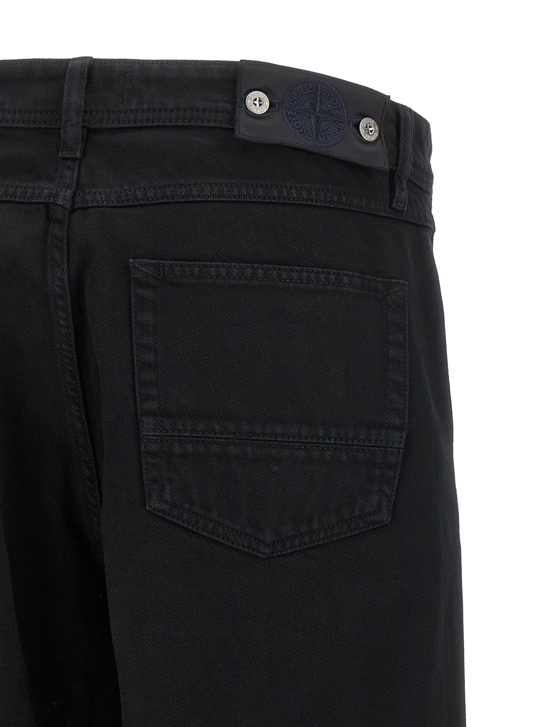 Stone Island J100005 Jeans - Nero | 61c8b6b52e217828f5736b2b4c6d2b4bc19df2a7