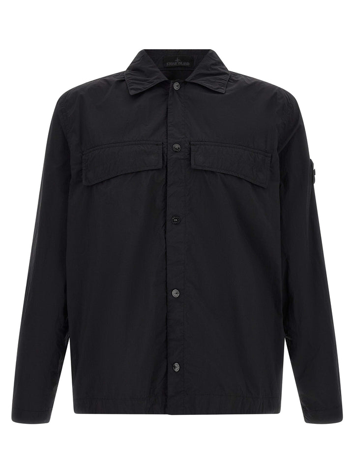 Stone Island Badge Stone Island Ghost Camicie - Nero | 2372e14c050fd8c53cd77d15f484d73483c4032e