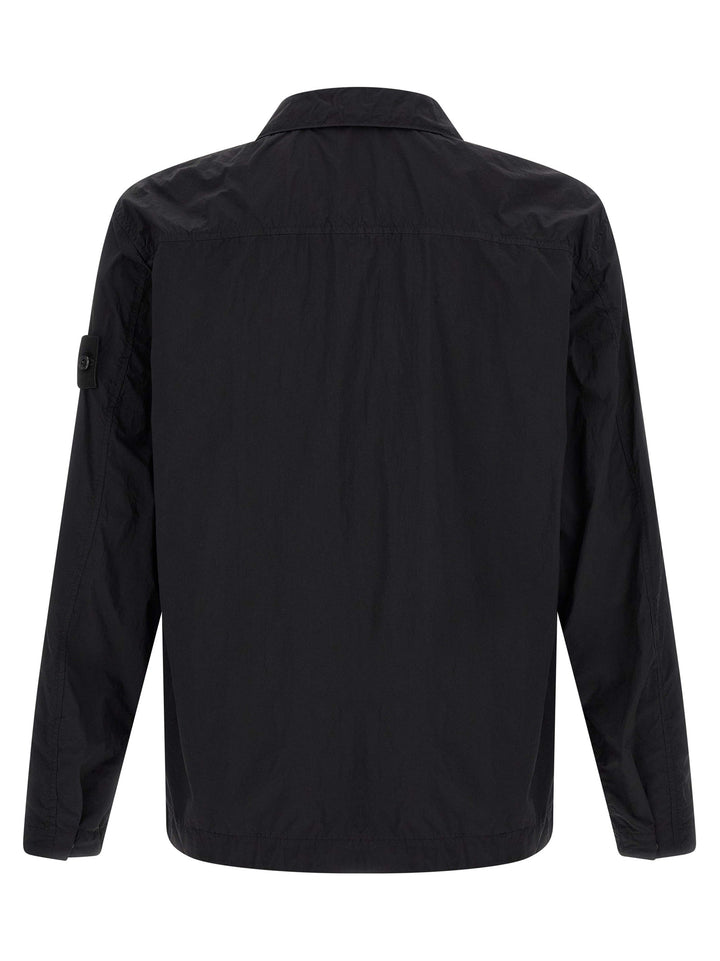 Stone Island Badge Stone Island Ghost Camicie - Nero | 691ad8fabc8bb6c037ece87ad3ef3ec66c1d7536