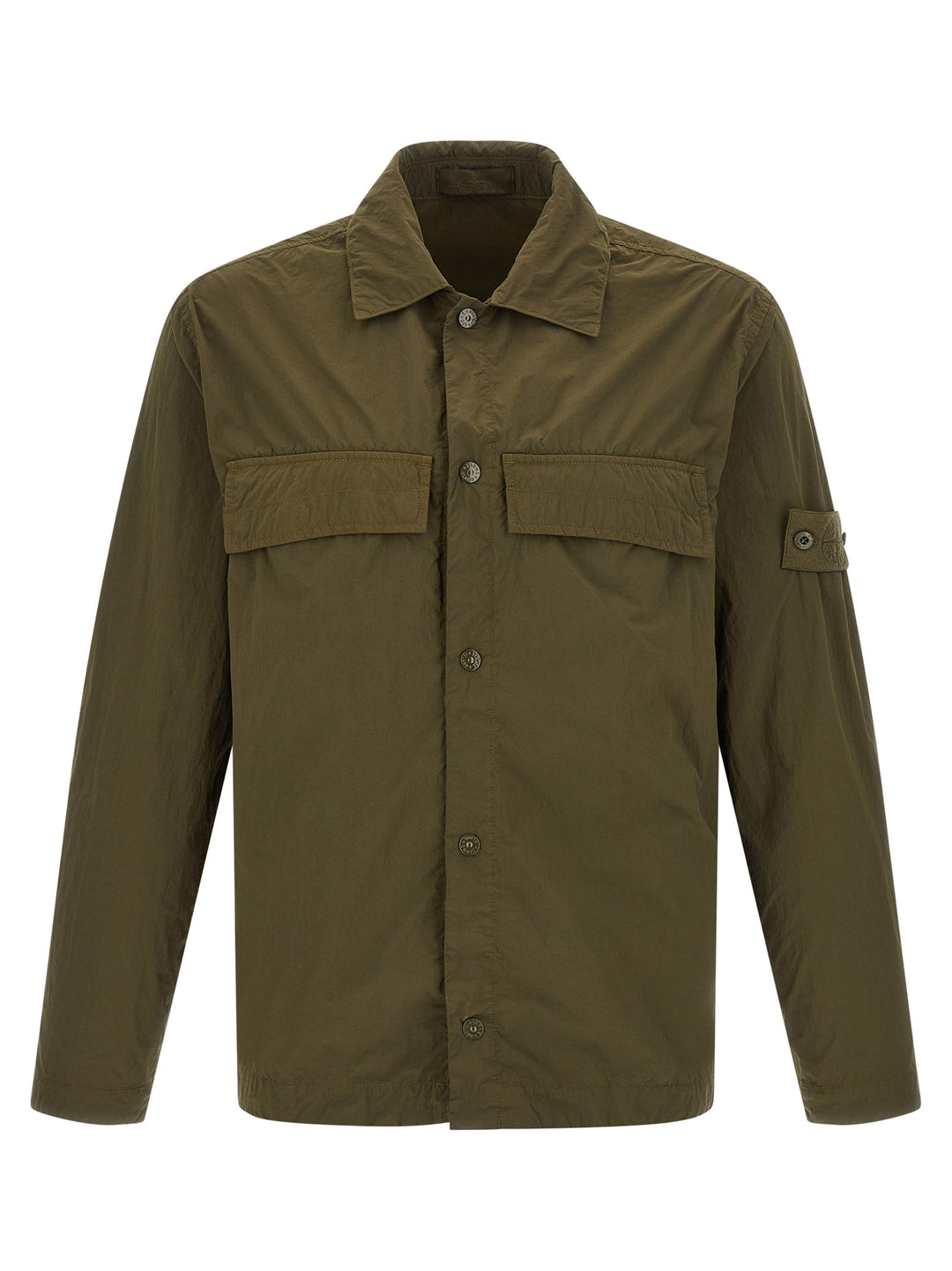 Stone Island Badge Stone Island Ghost Camicie - Verde | 0d3fb7df54699d2738d63608328a5884eaee4ce4