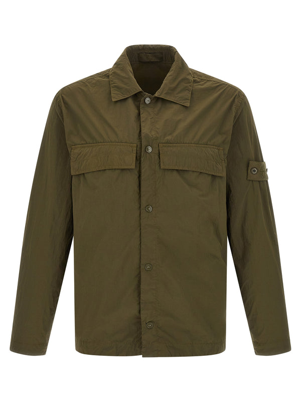 Badge Stone Island Ghost Camicie Verde