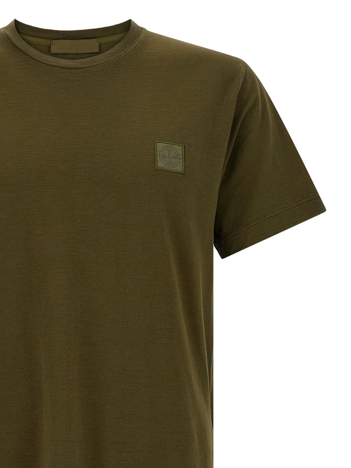 Stone Island Badge Stone Island Ghost T shirt - Verde | 21cdcfe7e44353f73291af38761b1072eda43754