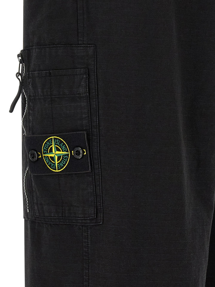 Stone Island 3100015 Pantaloni - Nero | 98429d73ed5f22ed440737b3a1be95b3b84a11ee
