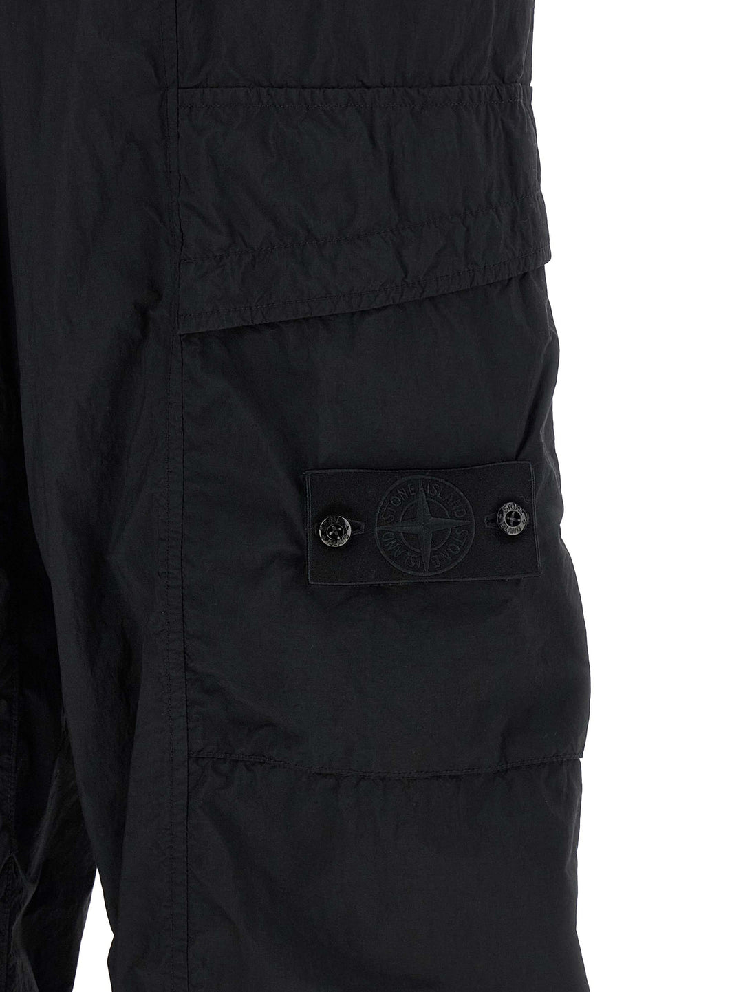 Stone Island Badge Stone Island Ghost Pantaloni - Nero | 9edc6e08be60c3e7a7f2024695e55d86932140b1