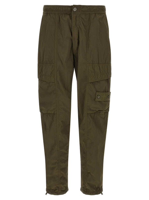 Badge Stone Island Ghost Pantaloni Verde