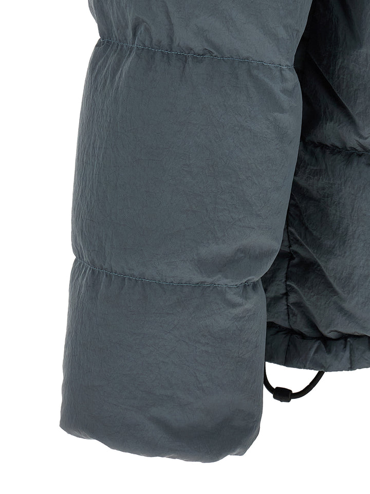 Stone Island Crumpled Effect Down Jacket Puffer Jackets - Grigio | bf5019a7bdf9b1e9208b0362c974fc211db7247a