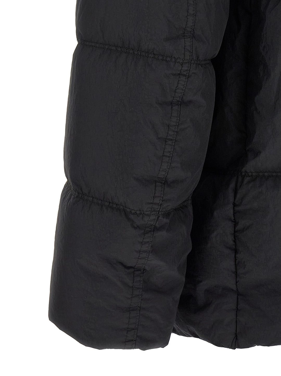Stone Island Ruffled Effect Down Jacket Puffer Jackets - Blu | 92fcc5365f446e39a9f2bdfd7c52ef4c3e609991