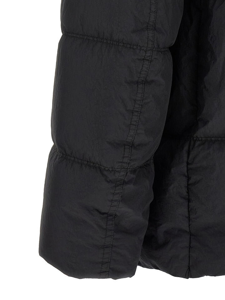 Stone Island Ruffled Effect Down Jacket Puffer Jackets - Blu | 92fcc5365f446e39a9f2bdfd7c52ef4c3e609991