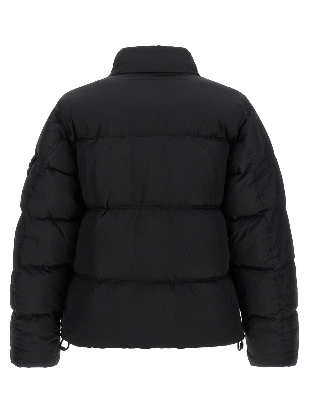 Stone Island Short Down Jacket Puffer Jackets - Nero | bed54af9bc280d4d0fbf886c2fdd0eea42758974