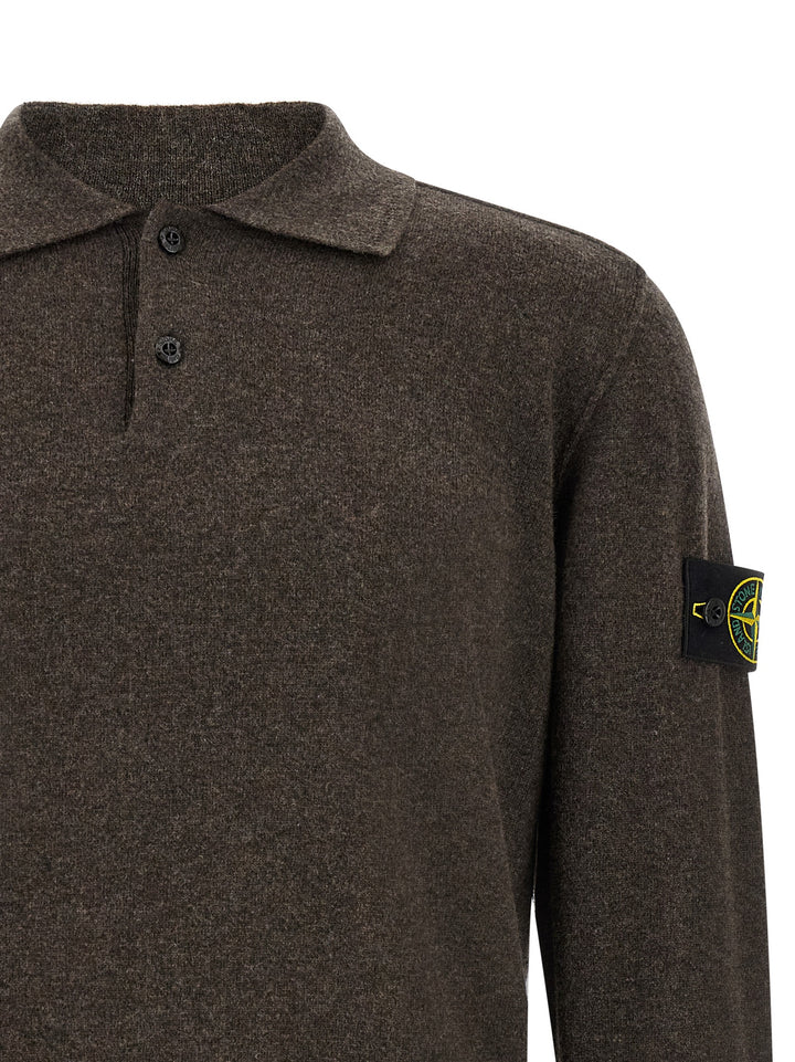 Stone Island Badge Stone Island Polo - Marrone | a7e652ded1da98adb3cd1849cb28e37f246a44e1