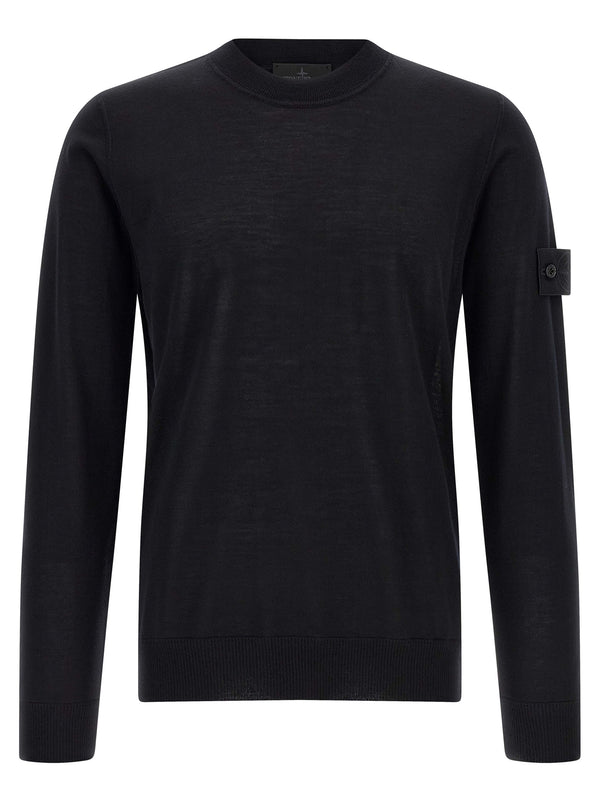 Badge Stone Island Ghost Maglioni Nero