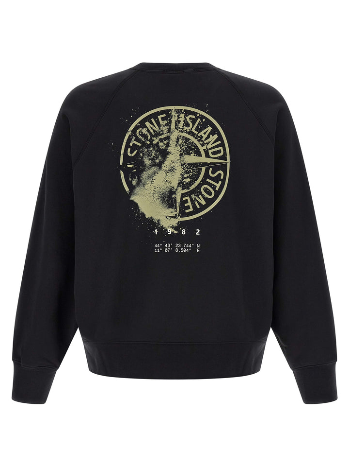 Stone Island Print Felpe - Nero | 7853151d19642637ce4d41ed159dc06289e03613
