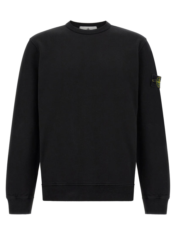 Badge Stone Island Felpe Nero