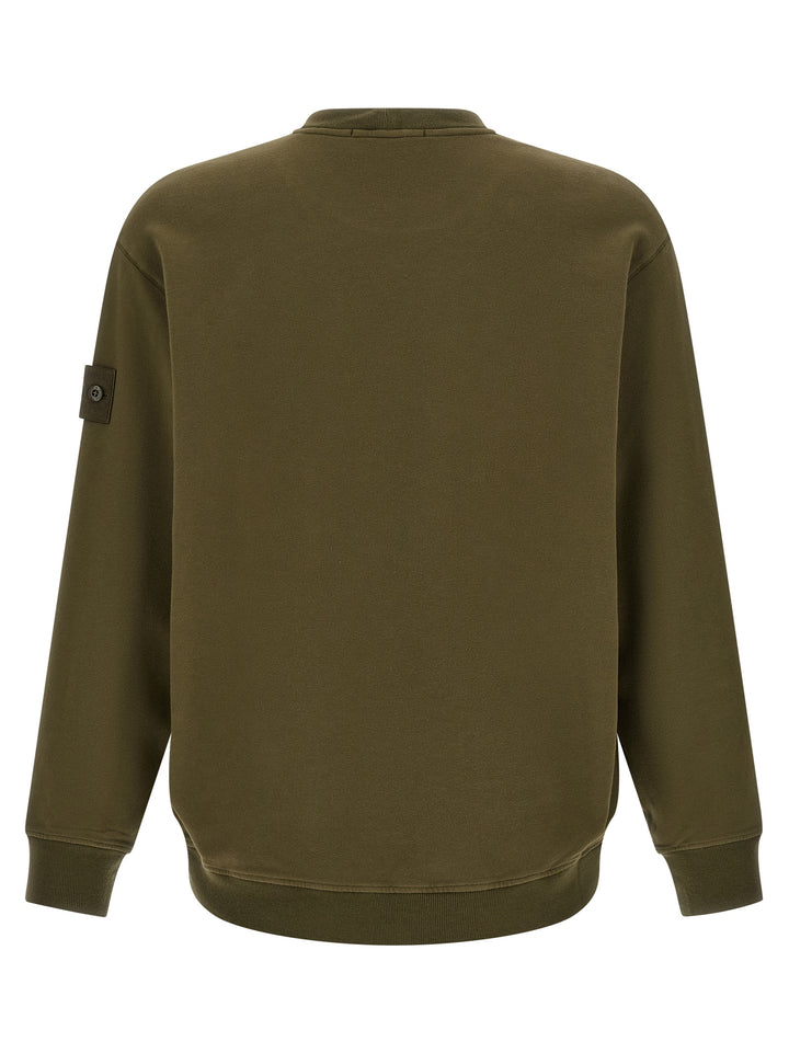 Stone Island Badge Stone Island Ghost Felpe - Verde | 952d52e35f300a711f145dfe652d179992185758