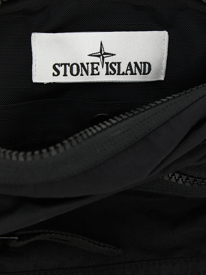 Stone Island 9200015 Borse a Tracolla - Nero | 662da5cf11d3caa8428dfab2305c29ad5fb91510