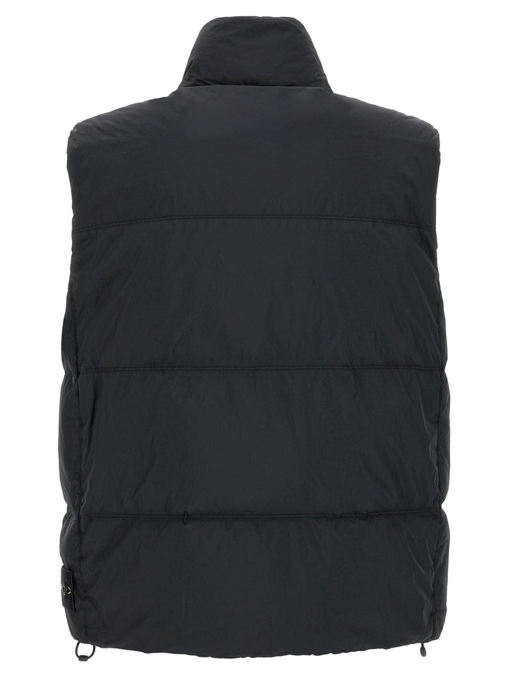 Stone Island G100010 Gilet - Blu | 3513a8985820e9cf241d1206ee065dbcfcf932c9