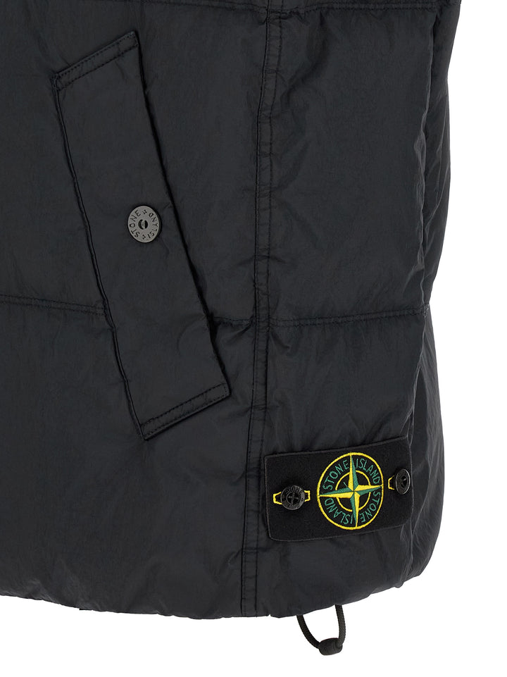 Stone Island G100010 Gilet - Blu | 9201b33c566b9020a8e6b9fd63c10a2a0926c536