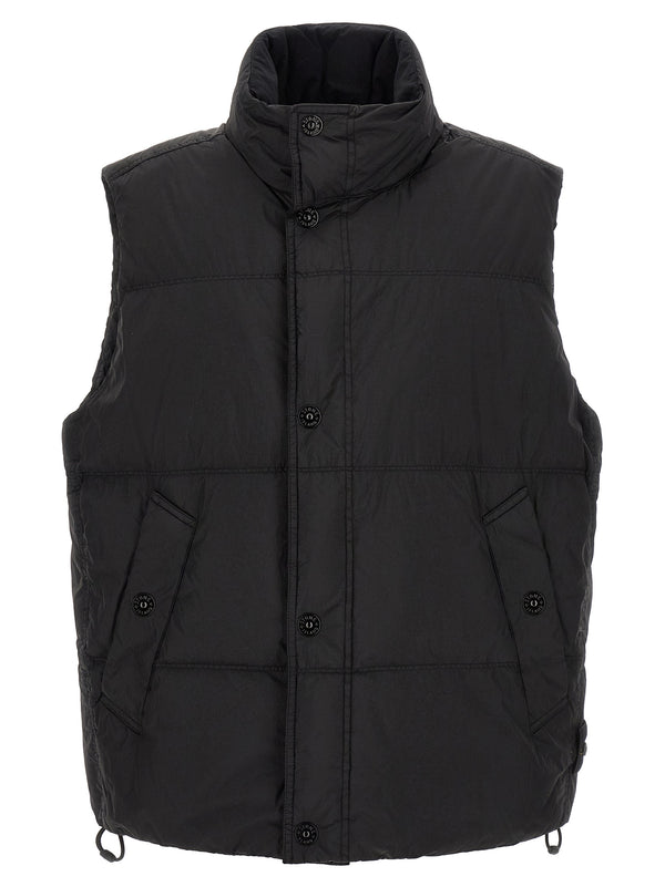Quilted Padded Vest Gilet Nero