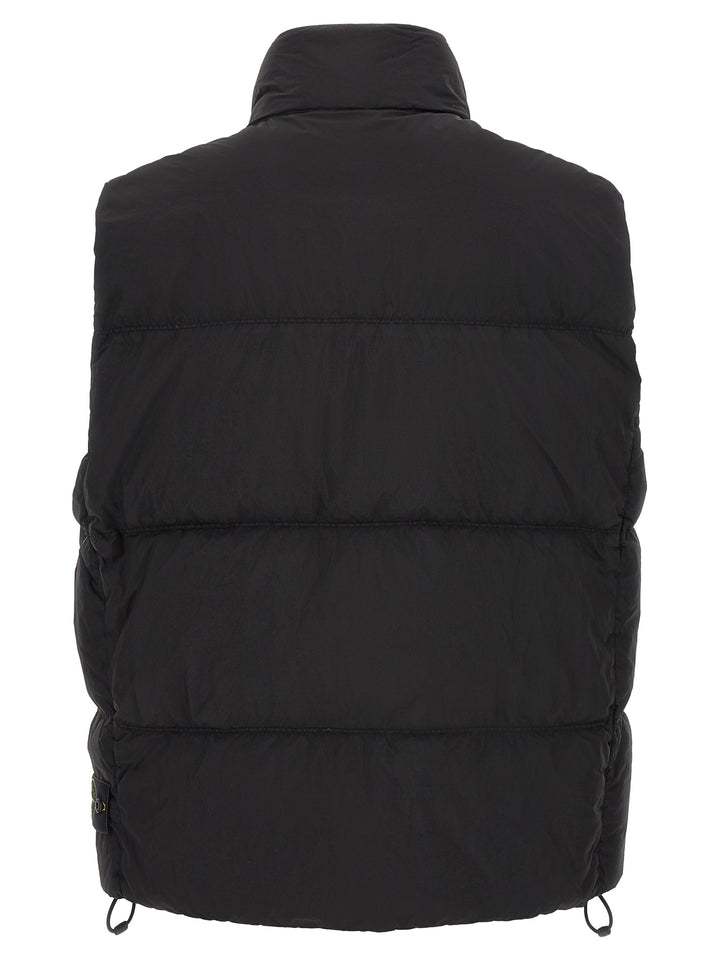 Stone Island Quilted Padded Vest Gilet - Nero | 316e846d7acb0226f1dcc7baa13e42d20e9e5efa