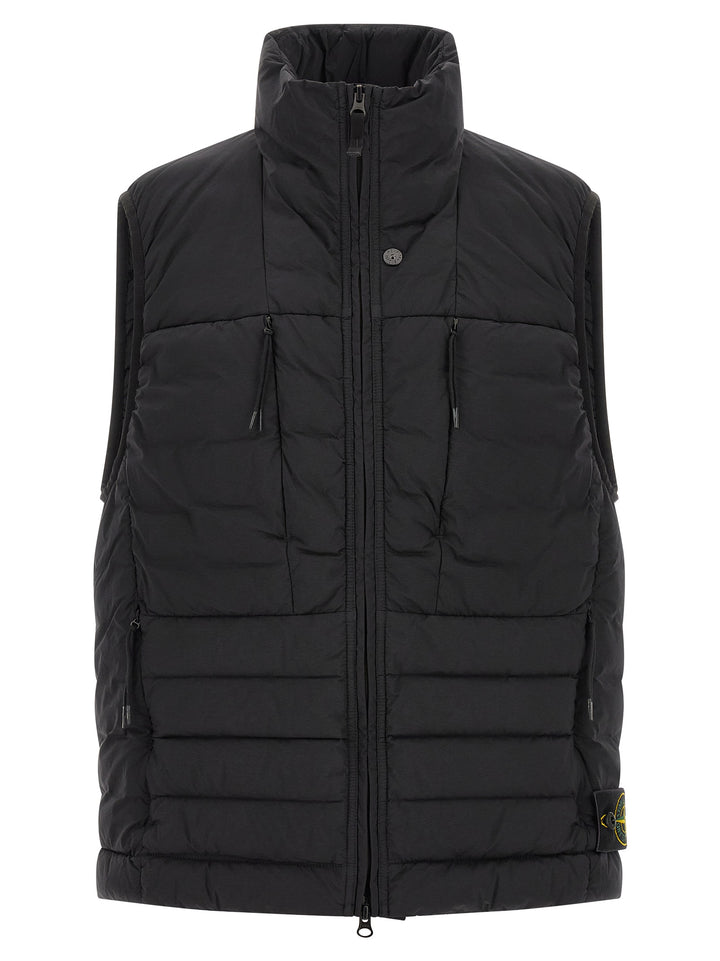 Stone Island G100011 Gilet - Nero | b7e36bddd03d4b6bd7125590ddac1571b405a47d