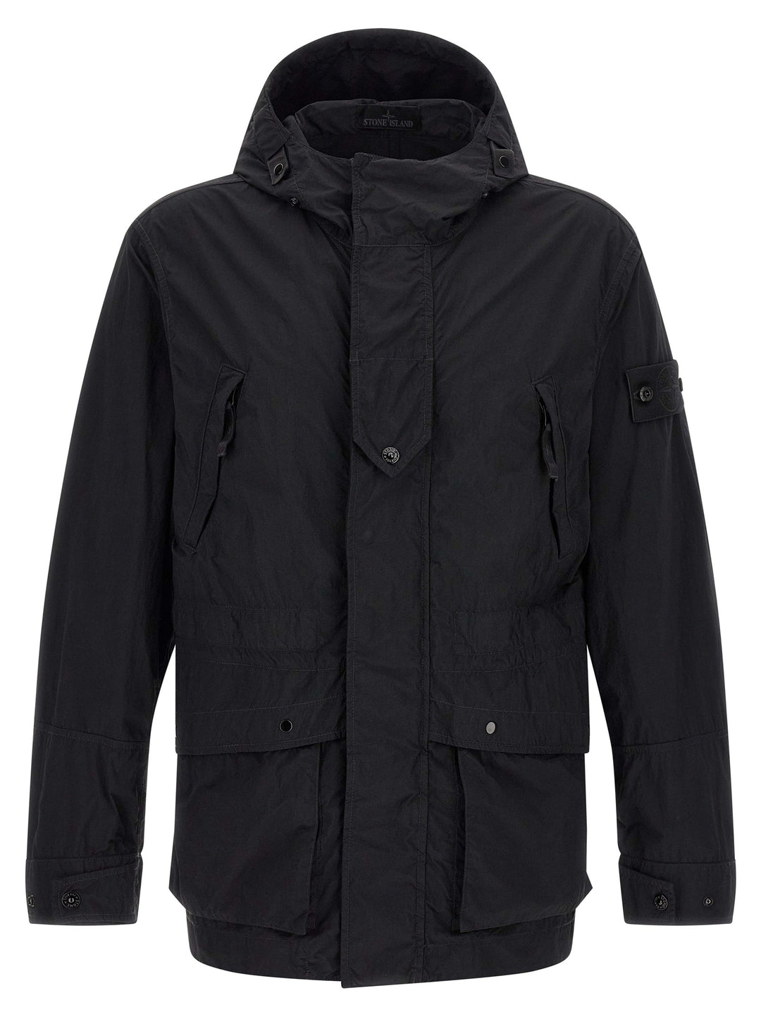 Stone Island Badge Stone Island Ghost Puffer Jackets - Nero | b76c6e492b002aa8cf84944f152d219cc8034f61